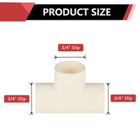 3/4" CPVC CTS Tee (Socket)