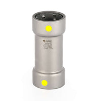 1-1/4" Carbon Press Coupling, No Stop