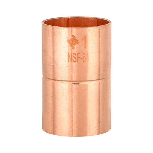 30 Pcs 1" Copper Coupling With Rolled Stop at Wholesale Price
