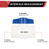 10 Pcs 1-1/2" PVC Ball Valve, Solvent Weld, Sch. 40