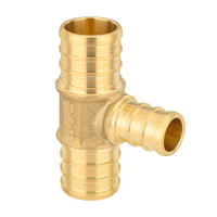 PEX-B Crimp 3/4" PEX x 3/4" PEX x 1/2" PEX Reducing Tee (Lead Free) Plumbingsell