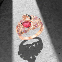 Sterling Silver Flamingo Ring