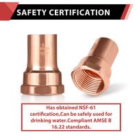 3/4" FTG x Female Threaded Street Adapter Plumbingsell