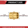 30 Pcs 1" Female NPT Brass Hex Connector