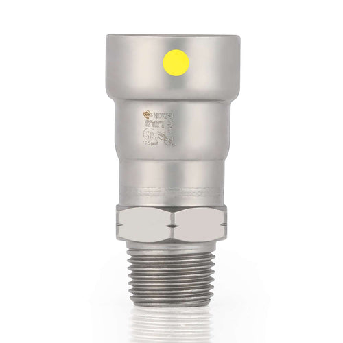 1-1/2" Carbon Press x Male Adapter
