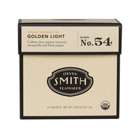 SMITH TEAMAKER - ORGANIC GOLDEN LIGHT TURMERIC BLEND NO. 54 (15 TEA BAGS, 1.85 OZ)