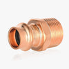 30 Pcs 1/2" Press Copper x 3/4" Male Threaded Adapter (Lead Free)