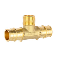 PEX A Expansion 3/4" PEX x 3/4" PEX x 1/2" Male Threaded F1960Tee (Lead Free) Plumbingsell