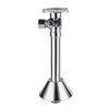1/2" Sweat x 3/8" OD Compr. Angle Stop Valve, w/5" Angle Extension, 1/4-Turn (Lead Free)