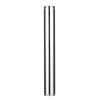 1-1/2" x 12" Double End Threaded Extension Tailpiece, 20GA, Chrome Plated Brass