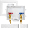 1/2" PEX Crimp (F1807) Inlet, Washing Machine Outlet Box, with Center Drain Plumbingsell