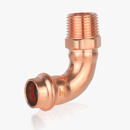 3/4" Copper Press Male Elbow (Lead Free)