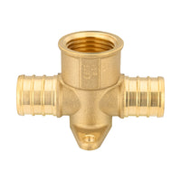 PEX-B Crimp 3/4" PEX x 3/4" PEX x 1/2" Drop Ear Tee (Lead Free) Plumbingsell