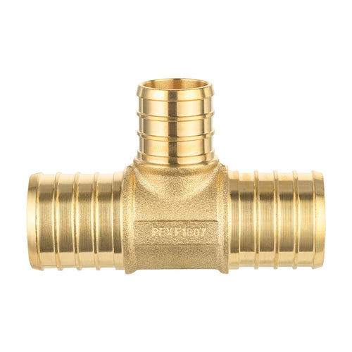 PEX-B Crimp 1" PEX x 1" PEX x 3/4" PEX Reducing Tee (Lead Free) Plumbingsell