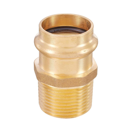 3/4" Press x 3/4" Male Brass Adapter (Lead Free) Plumbingsell