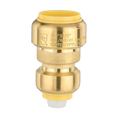 3/4" x 1/2" Push Fit Coupling