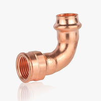 30 Pcs 1/2" Copper Press Female Elbow (Lead Free)