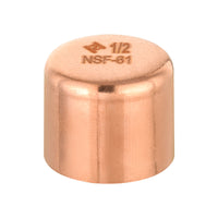 30 Pcs 1/2" Solder Copper Pipe End Cap (Plug) at Wholesale Price