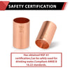 30 Pcs 3/4" Copper Coupling, No Stop at Wholesale Price