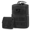 Tactical Dump Pouch Molle Storage Bag Tactical Waist Bag, Drawstring Folding Magazine Dump Bag