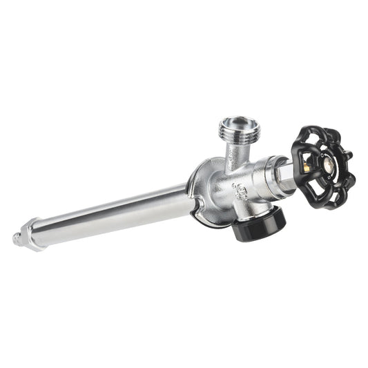 1/2" PEX Crimp x 3/4" Hose Bibb, 10" Anti Siphon Frost Free Sillcock Plumbingsell