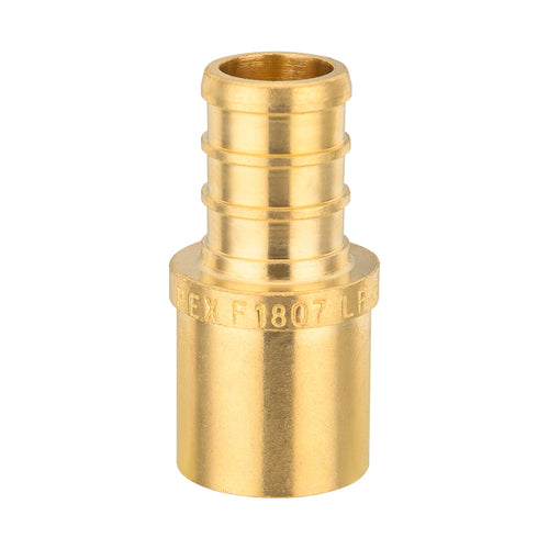 PEX-B Crimp 1/2" x 1/2" Male Sweat Adapter (Lead Free)