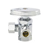10 Pcs 1/2" FIP x 3/8" OD Compr. x 3/8" OD Compr. Dual Angle Stop Valve, Multi Turn (Lead Free) Plumbingsell