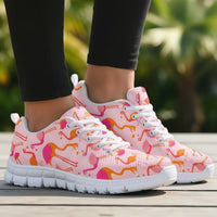 Multicolor Pink Flamingo Sneakers