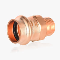 3/4" Press Copper x 1/2" Male Threaded Adapter (Lead Free)