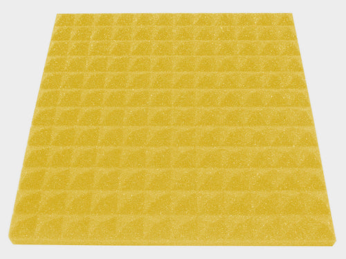 1 Inch Acoustic Foam Pyramid Style Panels - 13 Color Options