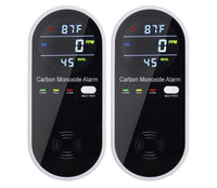 3-in-1 Carbon Monoxide Detector, Carbon Monoxide Detector Plug in Wall with Temperature & Humidity Display