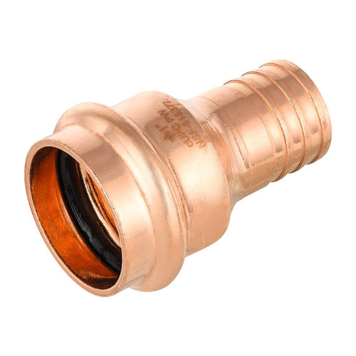 30 Pcs 1" Press Copper x 1" PEX Crimp Adapter (Lead Free)