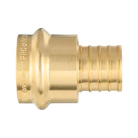 30 Pcs 1" Press x 1" PEX Crimp Brass Adapter (Lead Free)