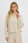 RISEN Button Down Long Sleeve Shirt