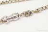 Designer Michael Dawkins 14K Gold Granulated Sterling Silver Necklace