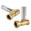 10 Pcs 3/4" Swivel FHT x 3/4" MHT for Washing Machine, Water Hammer Arrestor Tee, Stainless Steel
