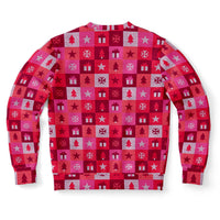 Flamingo All The Way Ugly Christmas Sweatshirt