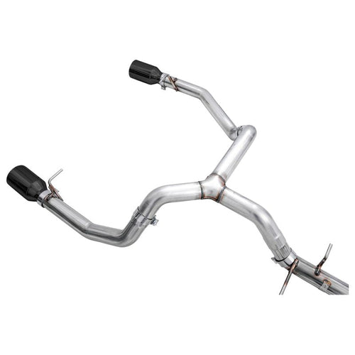 AWE Tuning 4th Gen GM 1500 5.3L 0FG Catback Split Rear Exit (Flat Bumper) - Dual Diamond Tips