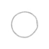14K White Gold 4.0 Cttw Classic Lab-Grown Diamond Tennis Bracelet (F-G Color, VS2-SI1 Clarity) - 7" Inches