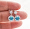 sea blue / silver