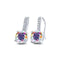 purple multicolor / silver