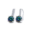 1ct D Color Moissanite 925 Sterling Silver Drop Earrings for Women Wedding