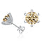 light yellow / 1.0ct each silver