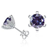 1ct D VVS Moissanite Stud Earrings 925 Sterling Silver 3EX Cut Women Daily