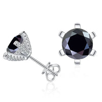 1ct D VVS Moissanite Stud Earrings 925 Sterling Silver 3EX Cut Women Daily