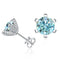 blue / 1.0ct each silver