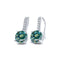 blue green / silver