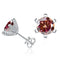 orange red / 1.0ct each silver