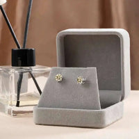 1ct D Color Moissanite Bridal Set 925 Sterling Silver Ring Earring Necklace