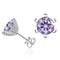 light Purple / 1.0ct each silver